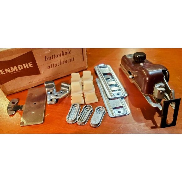 Kenmore Buttonholer Vintage Sewing Machine Attachment Kit - Picture 3 of 6